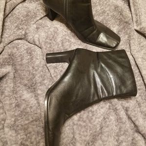 Black ankle boots